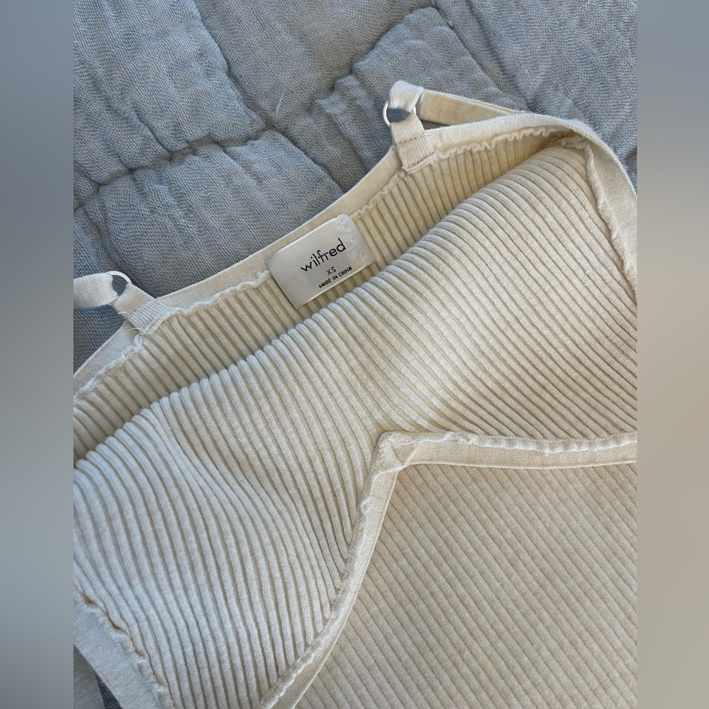 SOLD - Aritzia Waltz dress Birch 🤍 - Picture 6 of 11